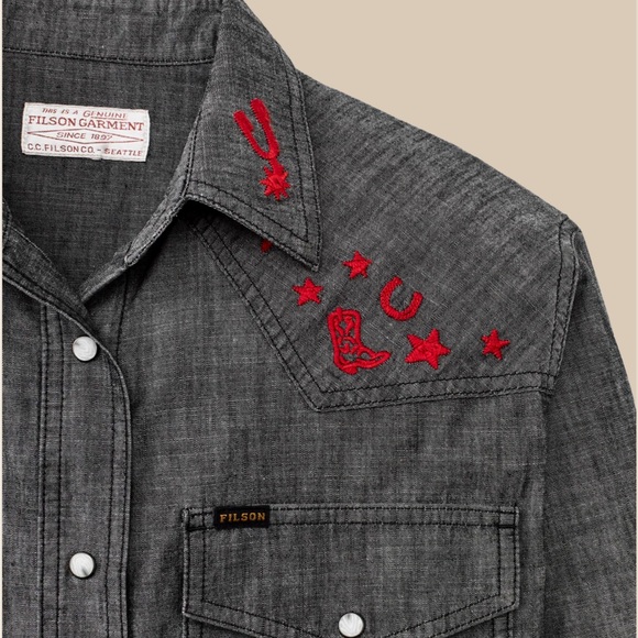 WOMEN'S EMBROIDERED WESTERN SHIRT - Picture 4 of 9